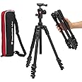 Manfrotto Befree Advanced AS, Camera Tripod, Lever Lock,Compatible with Arca-Swiss, Portable and Compact, Aluminum, Travel Tripod Kit, Ball Head, for DSLR, Mirrorless, Camera Accessories