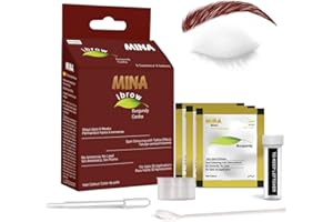 MINAIBROW Mina ibrow Hair Color Burgundy|Natural Spot coloring Hair Tinting Powder, Water and Smudge Proof | No Ammonia, No Lead with 100% Gray Converge|Vegan and Cruelty free