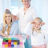 DTYDECLE 1680pcs Pearl Beads 6mm 28 Colors Glass Plastic Jewelry Making Kit view 8