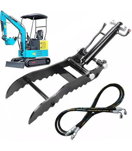 Hydraulic Thumb Clip Attachment for TYPHON Mini Excavators Digger Track Crawler