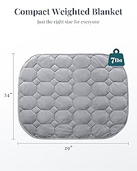 Kivik Small Weighted Blanket for Travel,Weighted