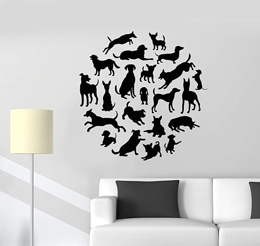 Tiukiu Calcomania De Vinilo Para Pared Con Diseno De Animales Del
