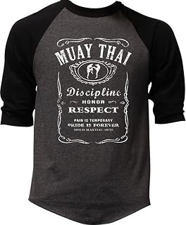 Amazon.com: Muay Thai Fighting Blue White Logos Black MMA UFC ...