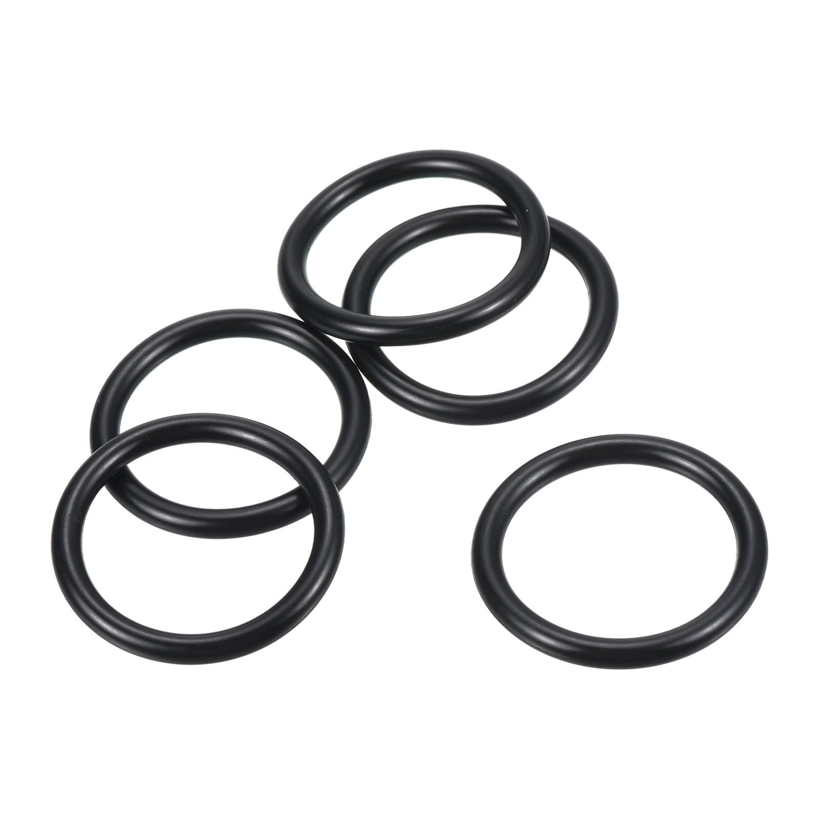 PATIKIL Nitrile Rubber O-Rings 37mm OD 29mm ID 4mm Width, 25 Pcs Metric Sealing Gasket for Faucet Plumbing Automotive Repair, Black