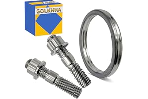 GOLKNHA Titanium Stud Bolt Gaskets Kit Compatible with Yamaha Blaster 200 YFS200 1988-2006 OEM# 3PA-14613-10-00 90116-08042-00 91179-08270-00