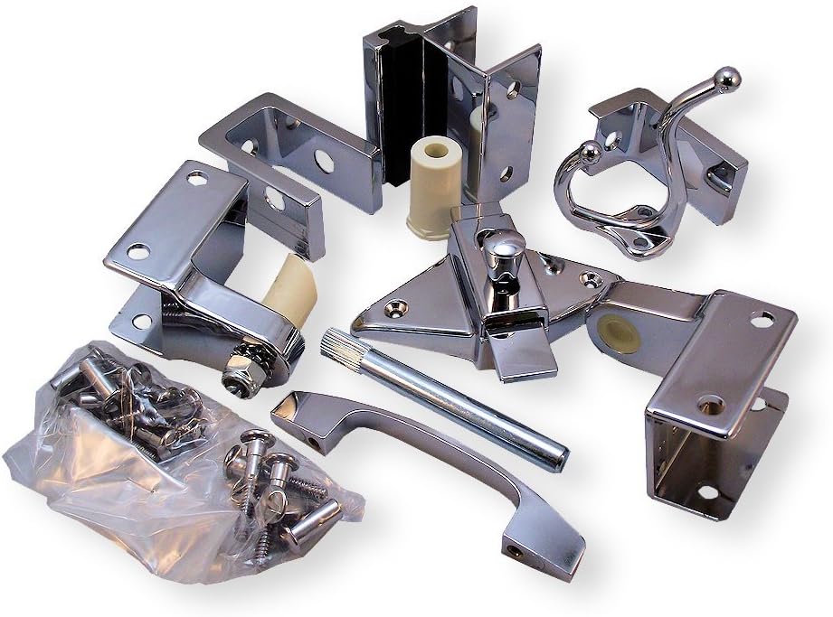 Outswing Door Hardware Repair Pak - for 1" Restroom Partition Door & 1-1/4" Pilaster