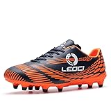 LEOCI Men's Women's Firm Ground Soccer Cleats