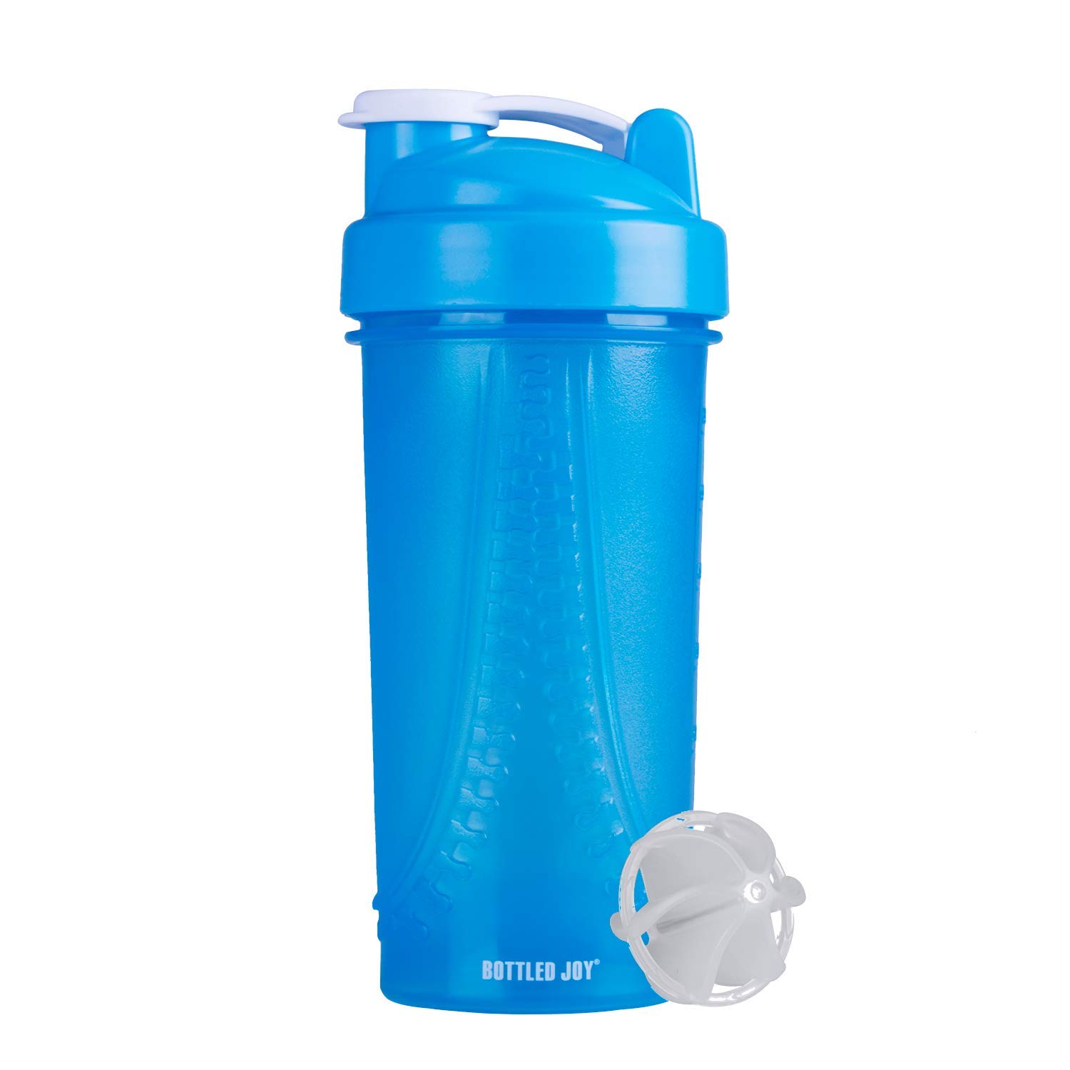 BOTTLED JOY Water Bottle, Protein Shaker Bottle with Mixer Ball BPA