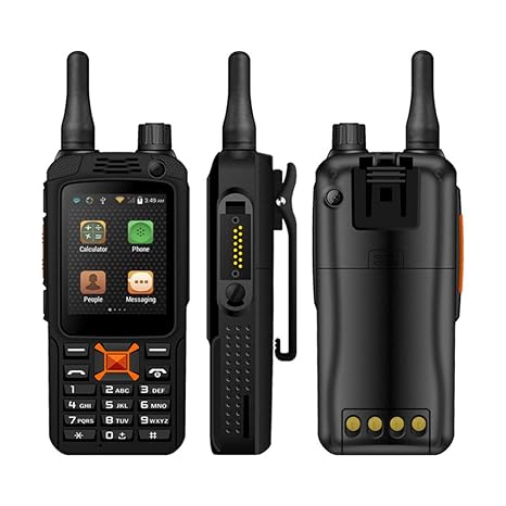 L&Z F22 Funk Handy Walkie-Talkie+Mobiltelefon 4G 2,4 Zoll Outdoor-Handy SOS Mobile Phone, Mit Zello Software PPT Android