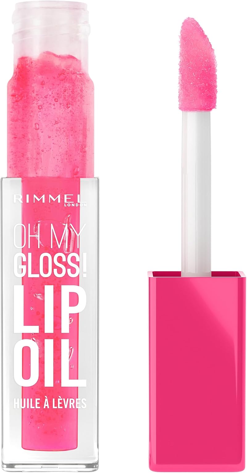 Rimmel Oh My Gloss Lip Oil Berry Pink 003 Vegan Cruelty Free Hydrates