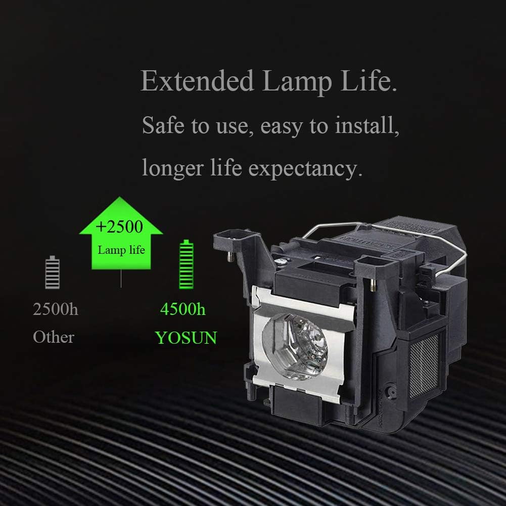 YOSUN v13h010l89 projector lamp bulb for epson elplp89 powerlite home cinema 5040ub 5040ube 5050ub 5050ube 4010 4000 pro cinema 4050 pro cinema 6040ub pro cinema 6050ub replacement projector lamp bulb: Home Audio & Theater