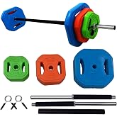 Garvee Adjustable Barbell Weight Set, Cardio Pump Set
