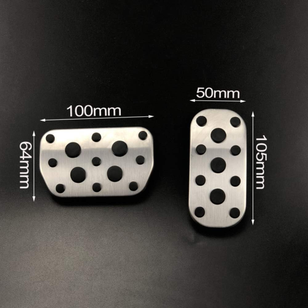 CHWJX Car Pedals for Toyota C HR CHR IZOA 2016 2019 Fortuner Harrier Sienta Fuel Gas Brake Footrest Pedal Cover Pad Stainless Steel