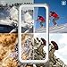 CellEver Waterproof Case for iPhone X/Xs, Shockproof IP68 Certified SandProof Snowproof Full Body Protective Cover - K7 White/Gray