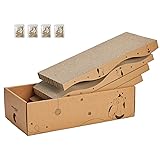RUBMEOW Cat Scratcher Cardboard Pad Scratch
