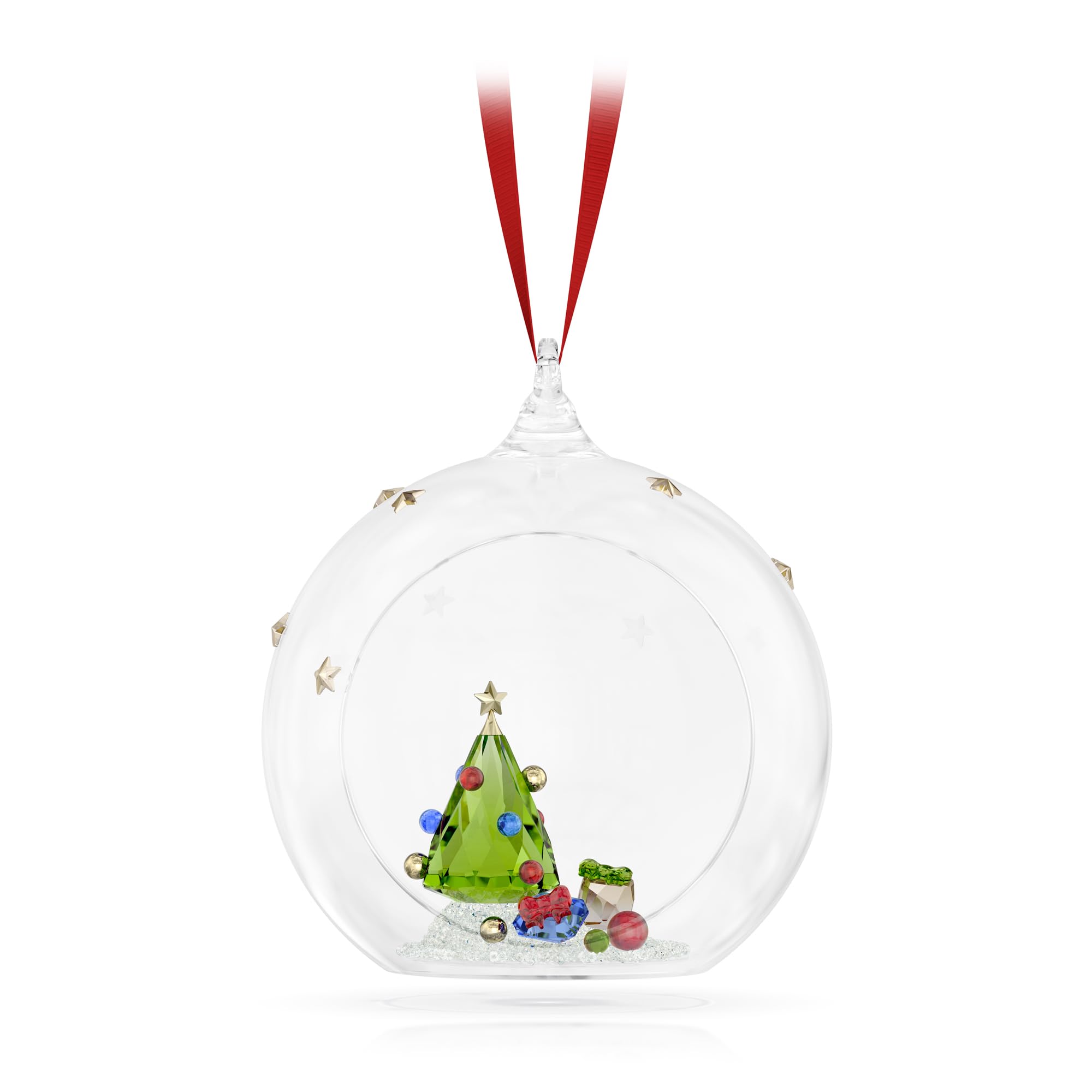 Swarovski Holiday Cheers Tree and Gifts Ball Ornament