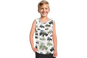 Xnshcedy Kids Boys Tank Tops for Children Sleeveless Shirts for Girls