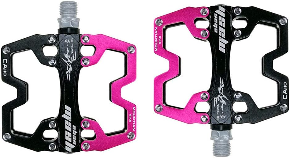 BIKERISK Bicycle pedals mountain bike pedal flat wide pedal anti-slip foot nail