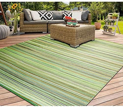 Amazon.com: SMM006 Reversible Indoor/Outdoor Rugs-（Green，8x10）: Kitchen ...