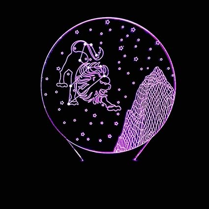 Yranpea 3d Led Camera Da Letto Romantica Constellation