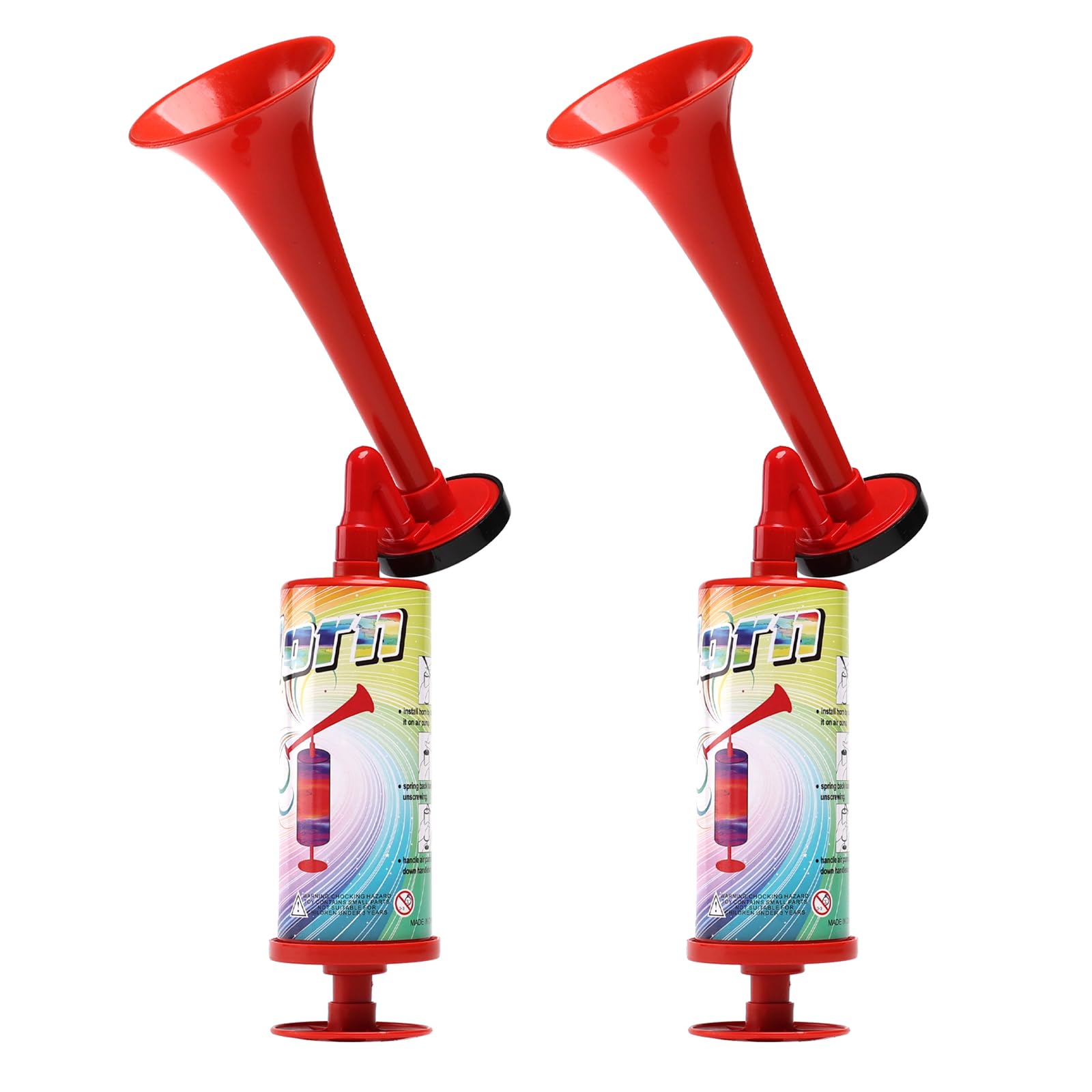 FARBIN Air Horn, 118 dB, Handheld, Yellow, Plastic, for Bicycle — image 1