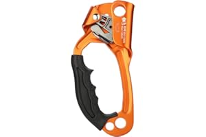 Paliston Climbing Hand Ascender for Rock Climbing Arborist (Right and Left) for 8~13 mm Rope
