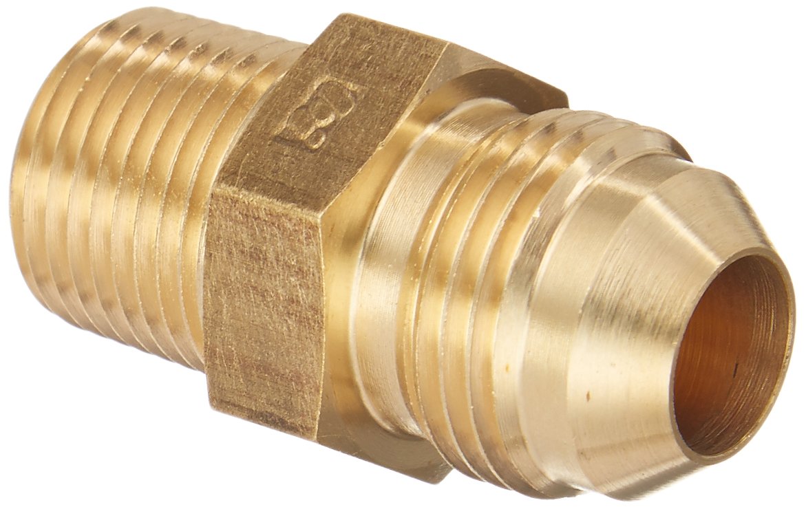 Brennan Industries 24040806B Brass Straight Tube Fitting, 3/4"16