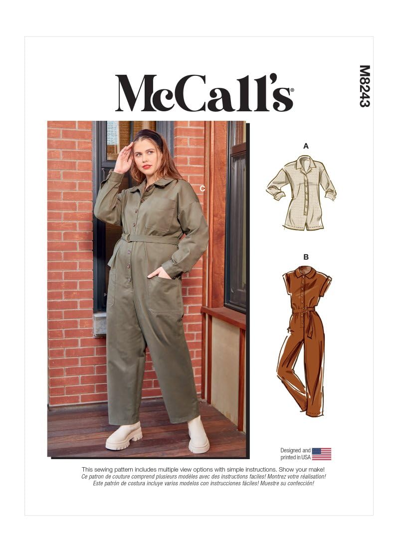 McCall's Sewing Pattern M8243KK Misses/Plus Size Sportswear