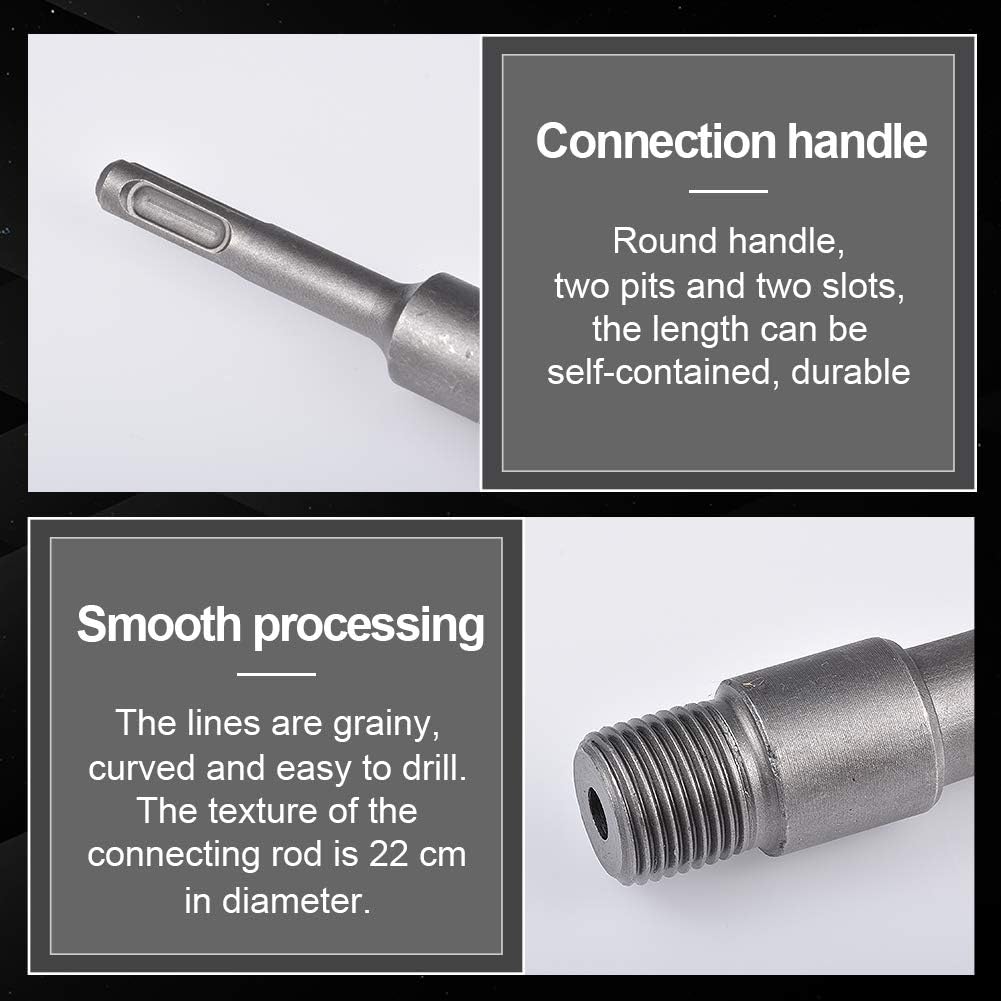 KATUR 30,40,50mm SDS Plus Shank Hole Saw Cutter Concrete Cement Stone Wall Drill Bit for Brick Concrete Cement Stone (30,40,50mm Diameter) - Image 5