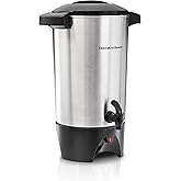Hamilton Beach 45 Cup Coffee Urn and Hot Beverage Dispenser, Silver