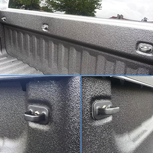 ROCCS 4X Tie Down Anchor Truck Bed Side Wall Anchors for 07-18 Chevy Silverdo/GMC Sierra,15-18 Chevy Colorado/GMC Canyon,Trucks Cargo - Thumbnail 6