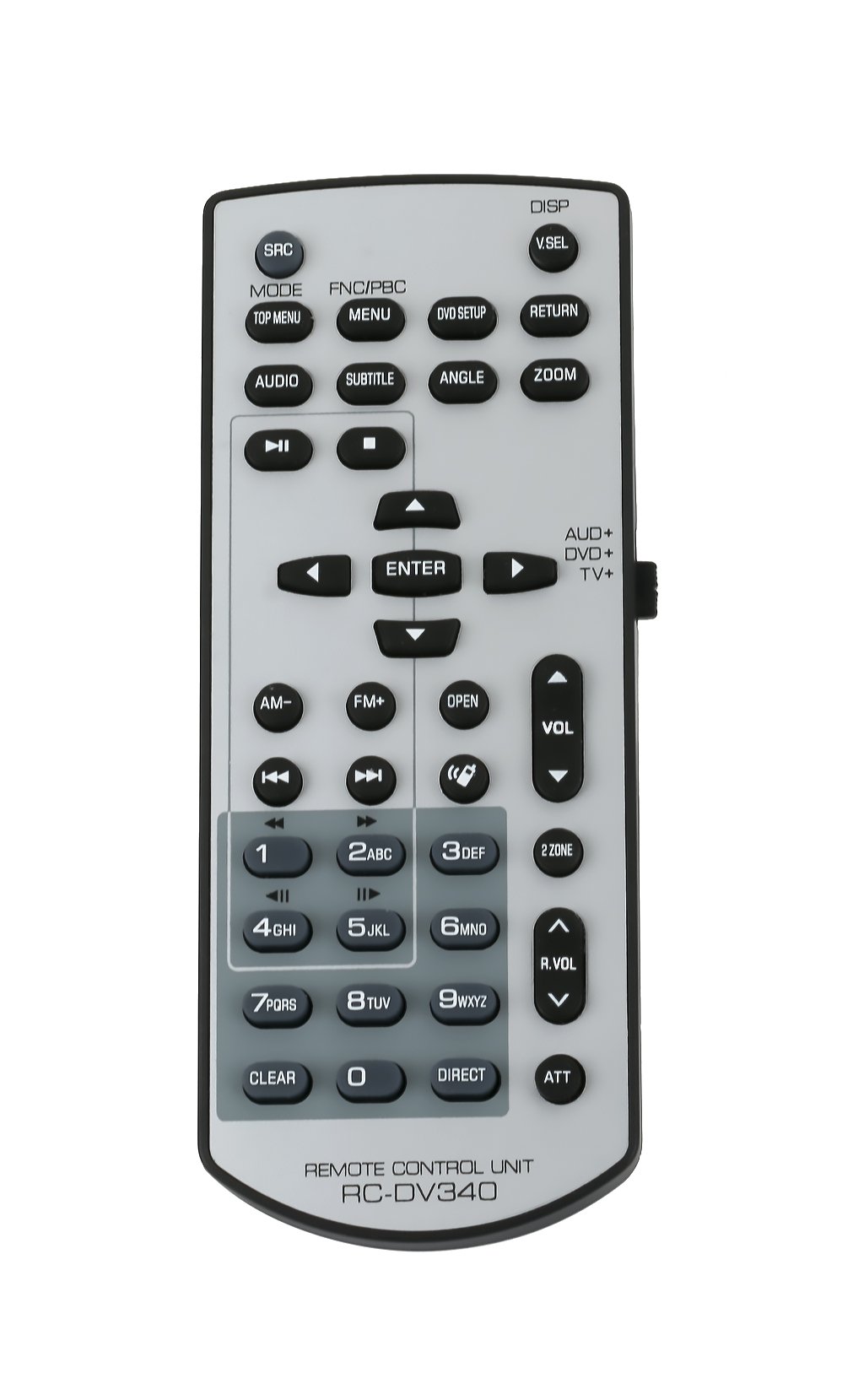 VINABTY RC-DV340 Replacement Remote Control Compatible with KENWOOD DDX418 DDX4048BT DDX318 DDX3048 DDX719 DDX419 DDX319 DDX3049 DDX4049BT DDX7049BT DDX790 DDX770 DDX7070BT DDX370 DDX3070 DDX470