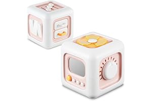 BLF FUN Montessori Toys for 1 Year Old, Baby Busy Board for Toddler 1-3, Activity Cube Travel Airplane Toys for Babies 12-18 Months,Christmas Birthday Gifts for 1 Year Old Girls