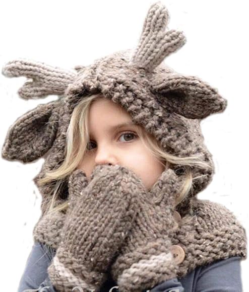 cute hats and gloves for girls