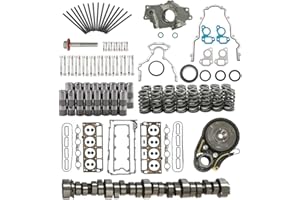 GPQ 5.3L Sloppy Mechanics Stage 2 Camshaft Lifters Kit & Head Gasket Set Fit For GM Chevy LS1 4.8L 5.3L 5.7L 6.0L 6.2L LS +7.400 V8 12499225 E1840P