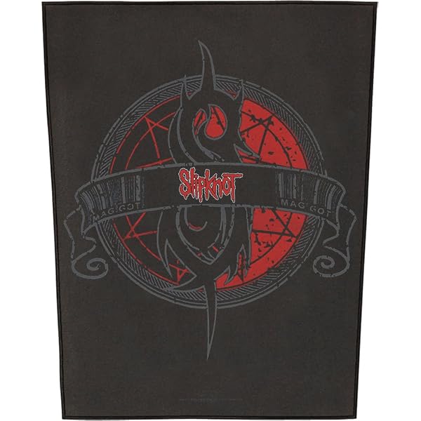 GHOST Papa Warriors Backpatch Aufnäher – Schwarz, 36x30 Cm Für Jacken