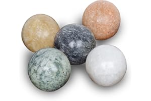 Solitaire Game Marbles Set of 5 -Multi Color