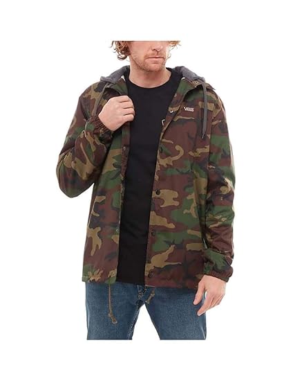 vans camo windbreaker