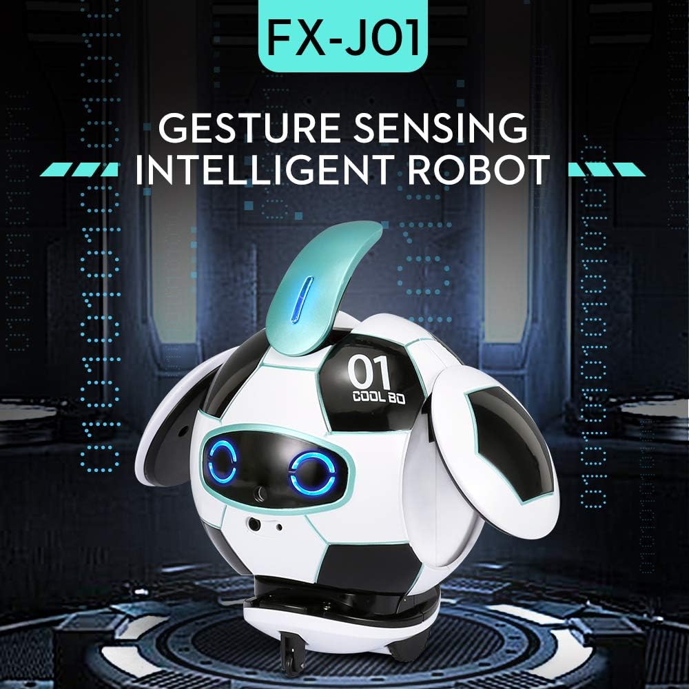 Mobiliarbus FX-J01 Smart Robot Toys Smart Interactive Robot Gesture Control Gift for Boys Girls Kids