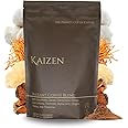 Kaizen Coffee - Premium Mushroom Nootropic Blend With Irish Sea Moss, Coffee, Mushrooms, Cacao, Theanine - Performance, Clarity, Energy, Wellness - Clean Caffeine - Adaptogenic Instant Powder - 12.7oz