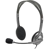 Logitech 3.5MM Stereo Headset with Noise Cancelling Microphone H110