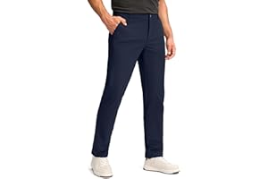 Obla Men's Golf Pants - 30"/32"/34" Slim Fit Stretch Lightweight with 5 Pockets Casual Travel Dress Work Pants for Men