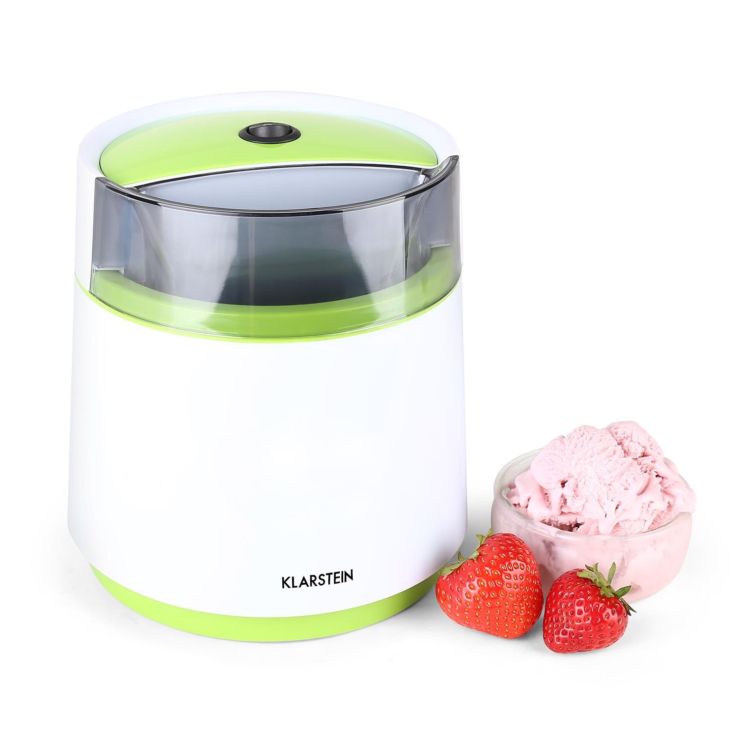 Klarstein Bacio Verde • ice Cream Maker • ice Cream Maker • ice Maker • Frozen Yogurt • 7W • 0.8