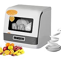 Auto Countertop Dishwasher, 5 Programs Portable Dishwashers, Baby Care, Air-Dry Function for Small Apartment, Dorms, RVs
