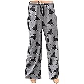 Black Lab Unisex Lightweight Cotton Blend Pajama Bottoms – Soft and Comfortable – Perfect for Black Lab Gifts