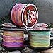 Sougayilang 500m/547Yards 4 Strands 12lb-72lb Multifilament Pe Superbraid and Braided Fishing Line (Grey Yellow Black Green Multicolor)
