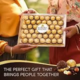 Ferrero Rocher Pralines Gift Box 42 Pieces 525g Milk Chocolate Hazelnuts view 5