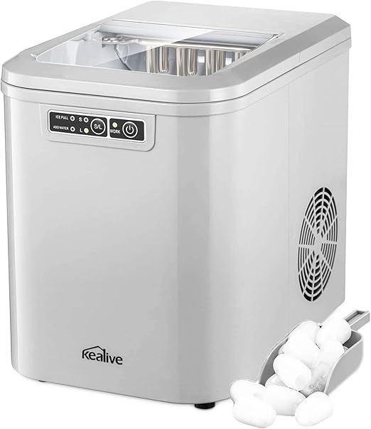 Amazon Com Kealive Ice Maker Machine Ice Cube Maker Countertop
