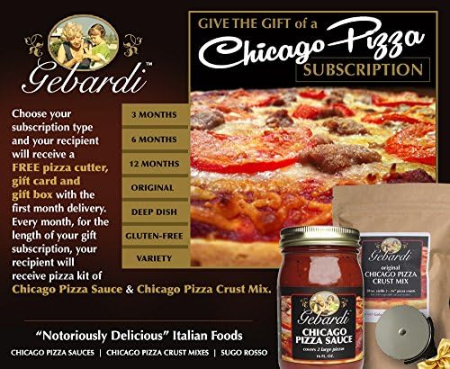 Chicago Pizza Subscription (6 Month Gluten-Free)