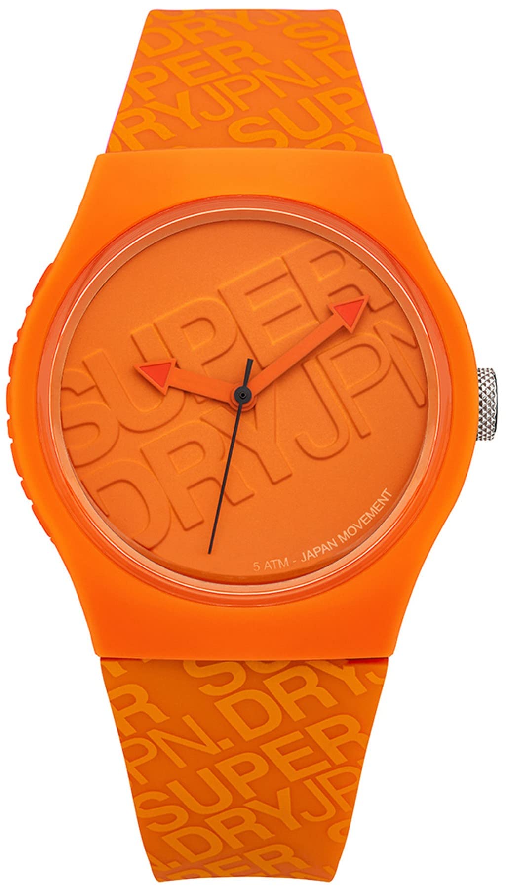 Superdry Unisex Adult Analogue Quartz Watch with Silicone Strap SYG169O